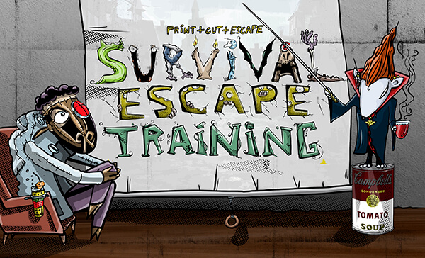 Survival Escape Training Play at home puzzle game